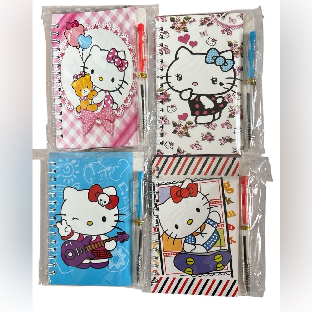 Hello Kitty Notebook With Pen